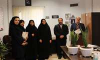 حضور رئیس امور فرهنگی دادگستری به مناسبت روز پرستار در بیمارستان فاطمیه