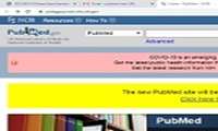 دسترسی به نسخه جدید پایگاه اطلاعاتی PubMed